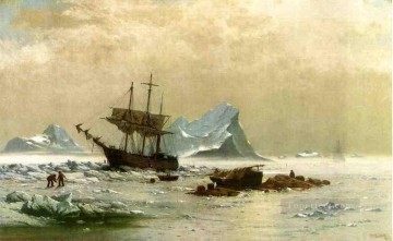  Claude Pintura - Los témpanos de hielo Claude Monet